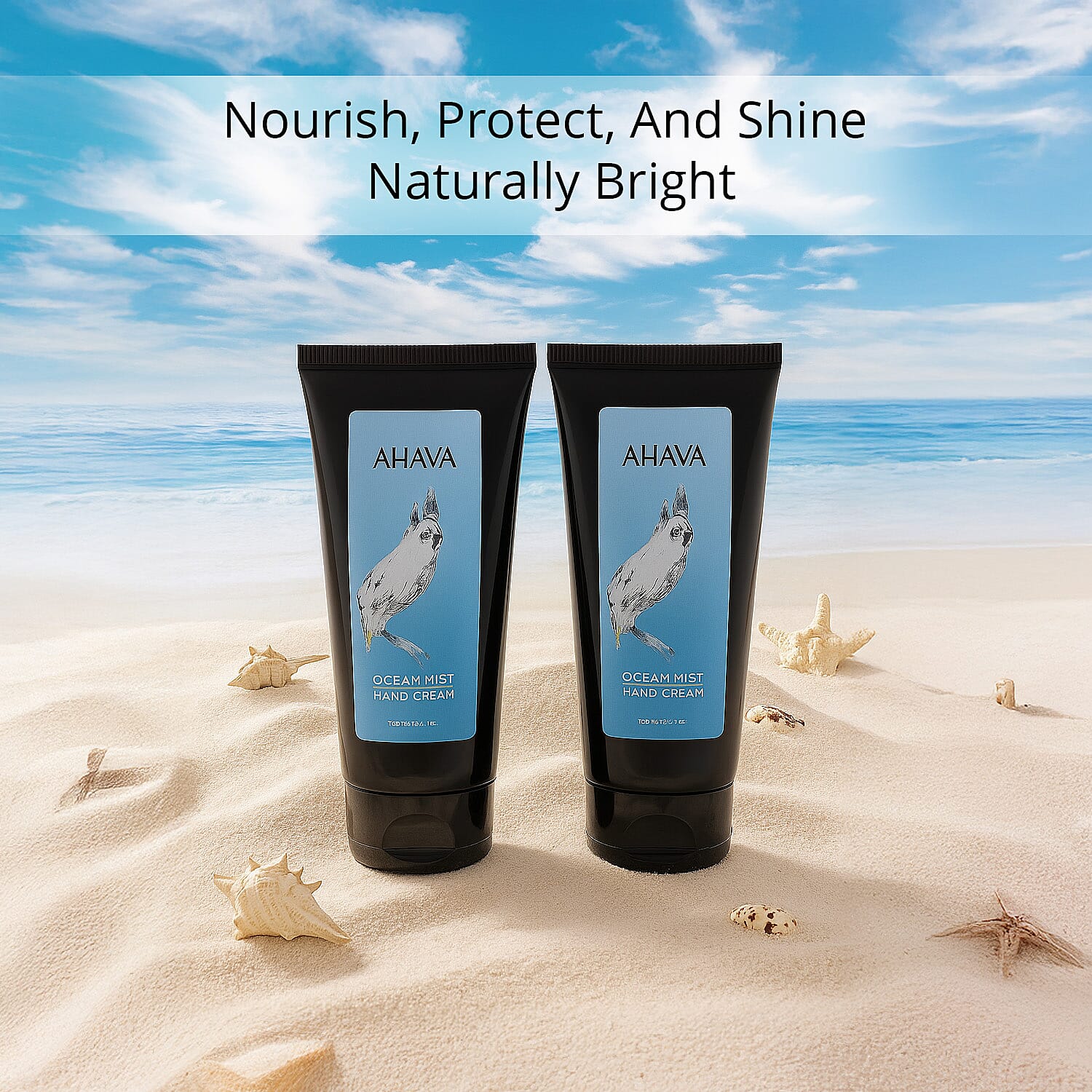 Dead Sea Essentials by AHAVA Set of 2 Hand Cream (2x 3.4oz) Ocean Mist