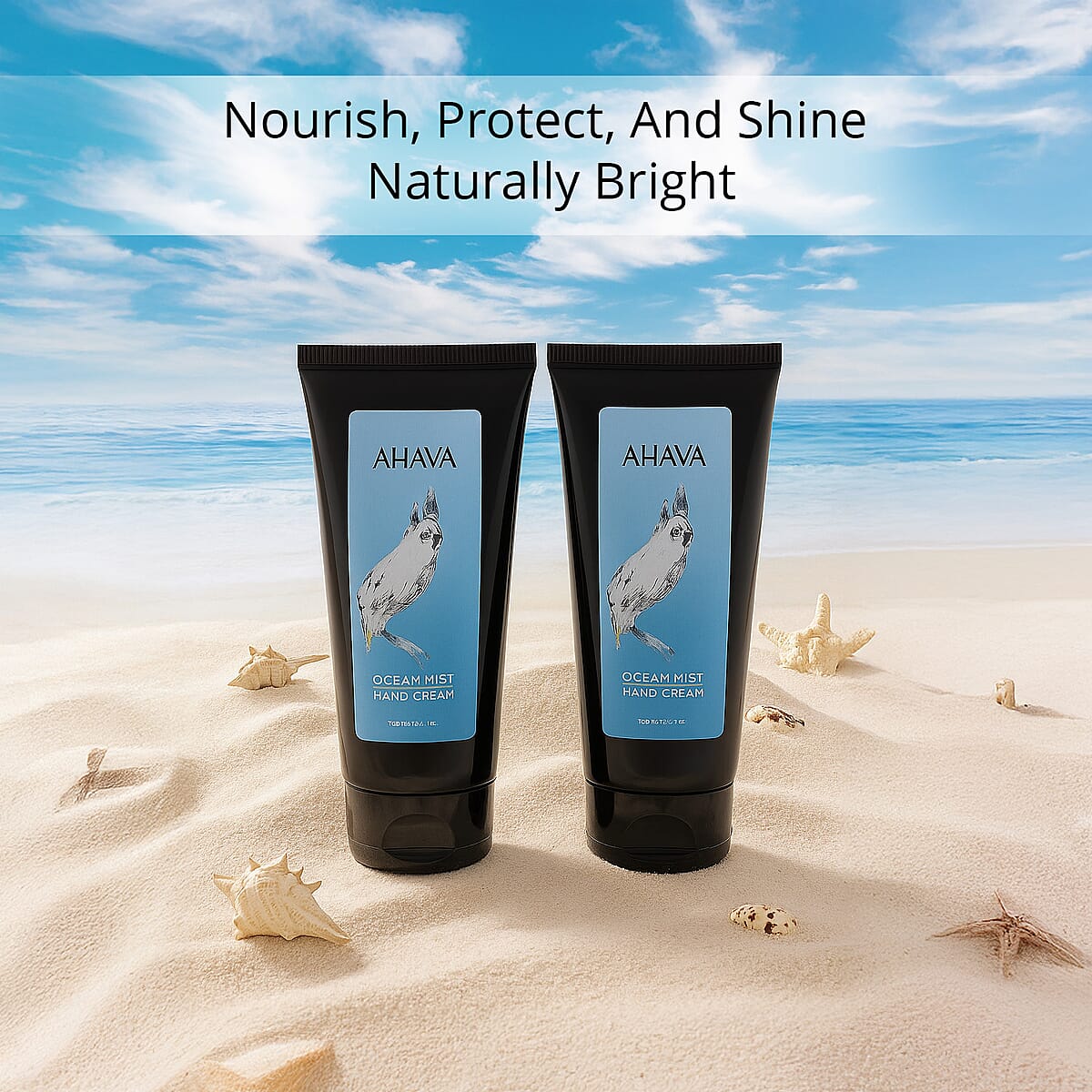 Dead Sea Essentials by AHAVA Set of 2 Hand Cream (2x 3.4oz) Ocean Mist image number 1