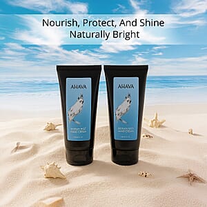 Dead Sea Essentials by AHAVA Set of 2 Hand Cream (2x 3.4oz) Ocean Mist