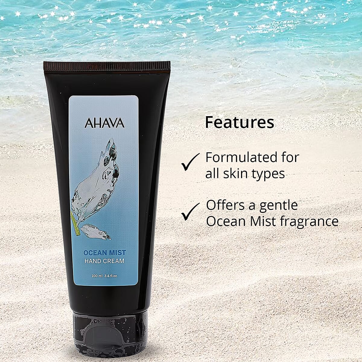 Dead Sea Essentials by AHAVA Set of 2 Hand Cream (2x 3.4oz) Ocean Mist image number 2