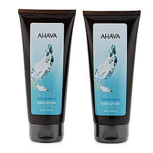 Dead Sea Essentials by AHAVA Set of 2 Body Lotion (2x 6.8oz) Ocean Mist