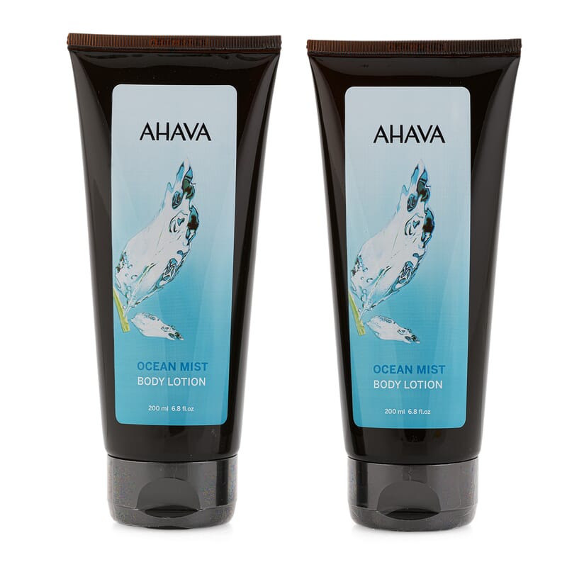 Dead Sea Essentials by AHAVA Set of 2 Body Lotion (2x 6.8oz) Ocean Mist