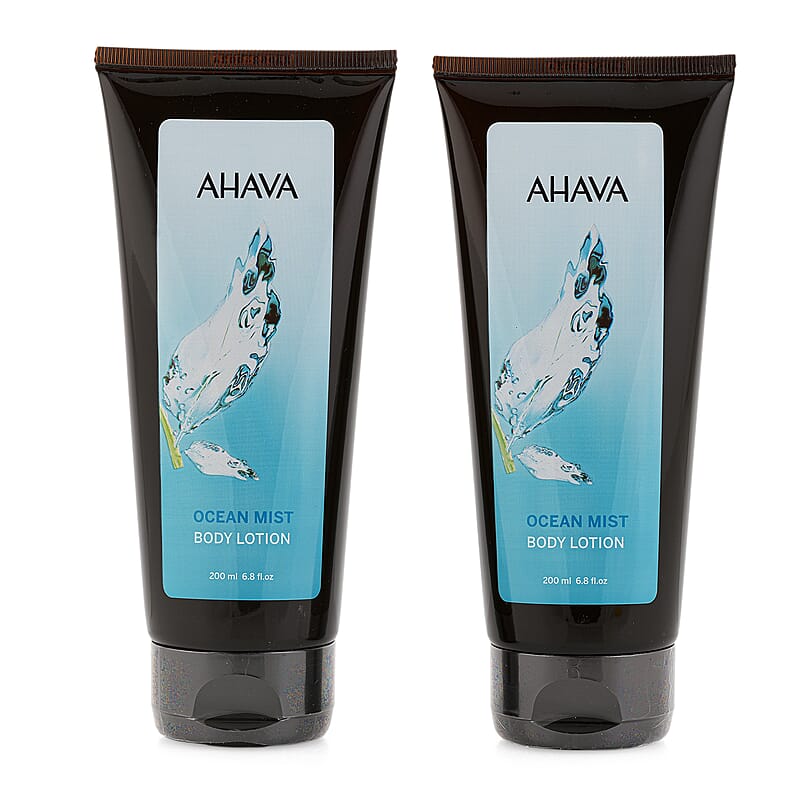 Dead Sea Essentials by AHAVA Set of 2 Body Lotion (2x 6.8oz) Ocean Mist