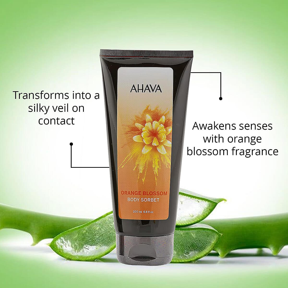 Deadsea Sea Essentials by AHAVA Orange Blossom Body Sorbet Set of 2 image number 3