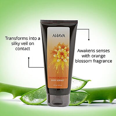 Deadsea Sea Essentials by AHAVA Orange Blossom Body Sorbet Set of 2