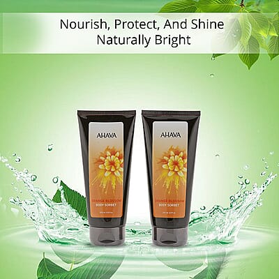 Deadsea Sea Essentials by AHAVA Orange Blossom Body Sorbet Set of 2