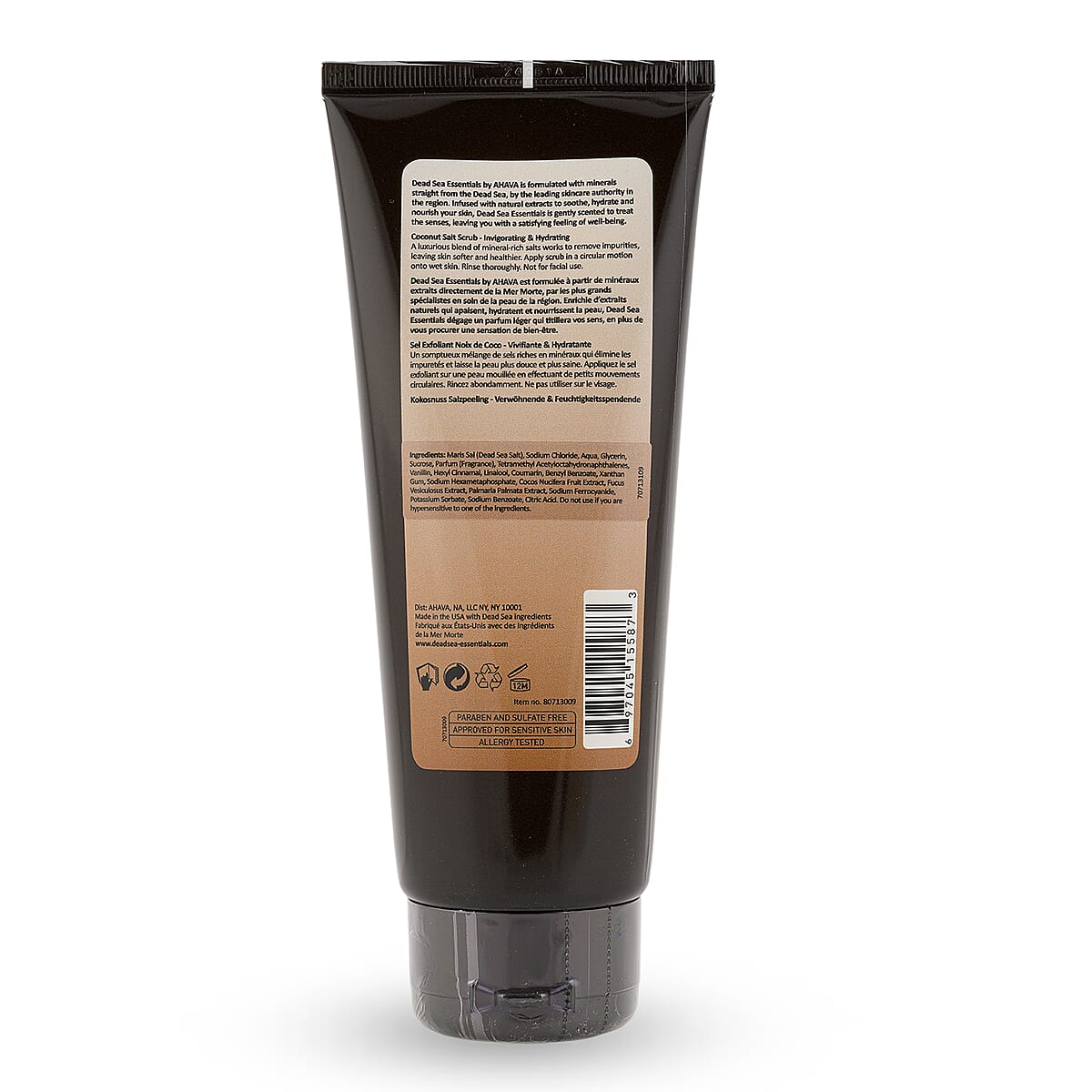 Dead Sea Essentials by AHAVA Set of 2 Salt Scrubs (2x 7.5oz) Coconut image number 1