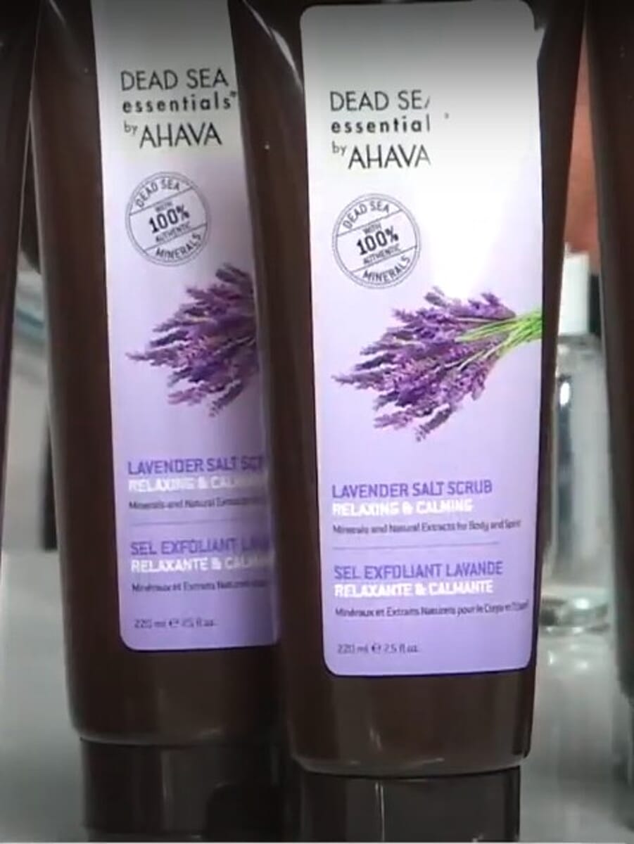 Dead Sea Essentials by AHAVA Set of 2 Salt Scrubs (2x 7.5oz) Lavender image number 0