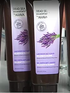 Dead Sea Essentials by AHAVA Set of 2 Salt Scrubs (2x 7.5oz) Lavender
