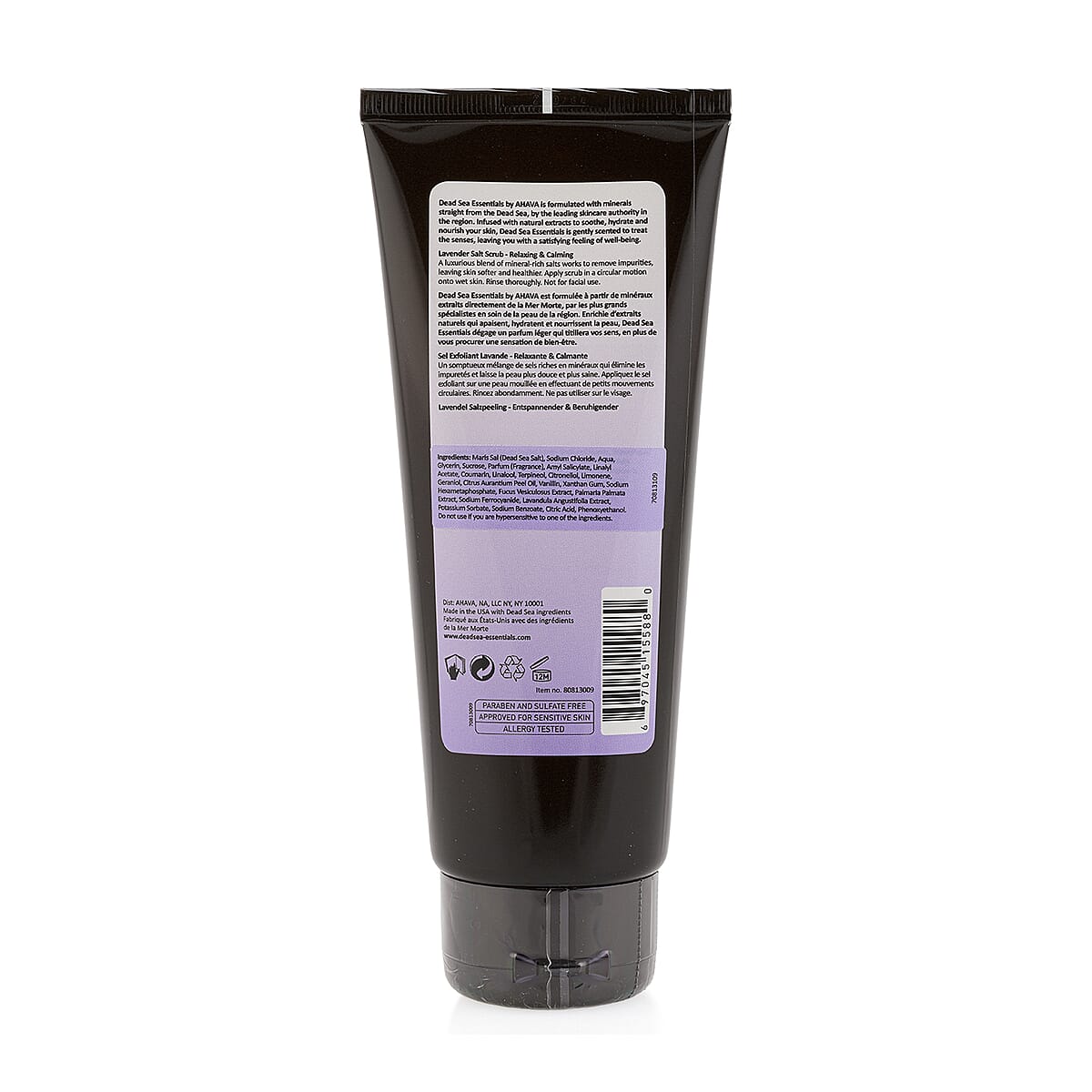 Dead Sea Essentials by AHAVA Set of 2 Salt Scrubs (2x 7.5oz) Lavender image number 2