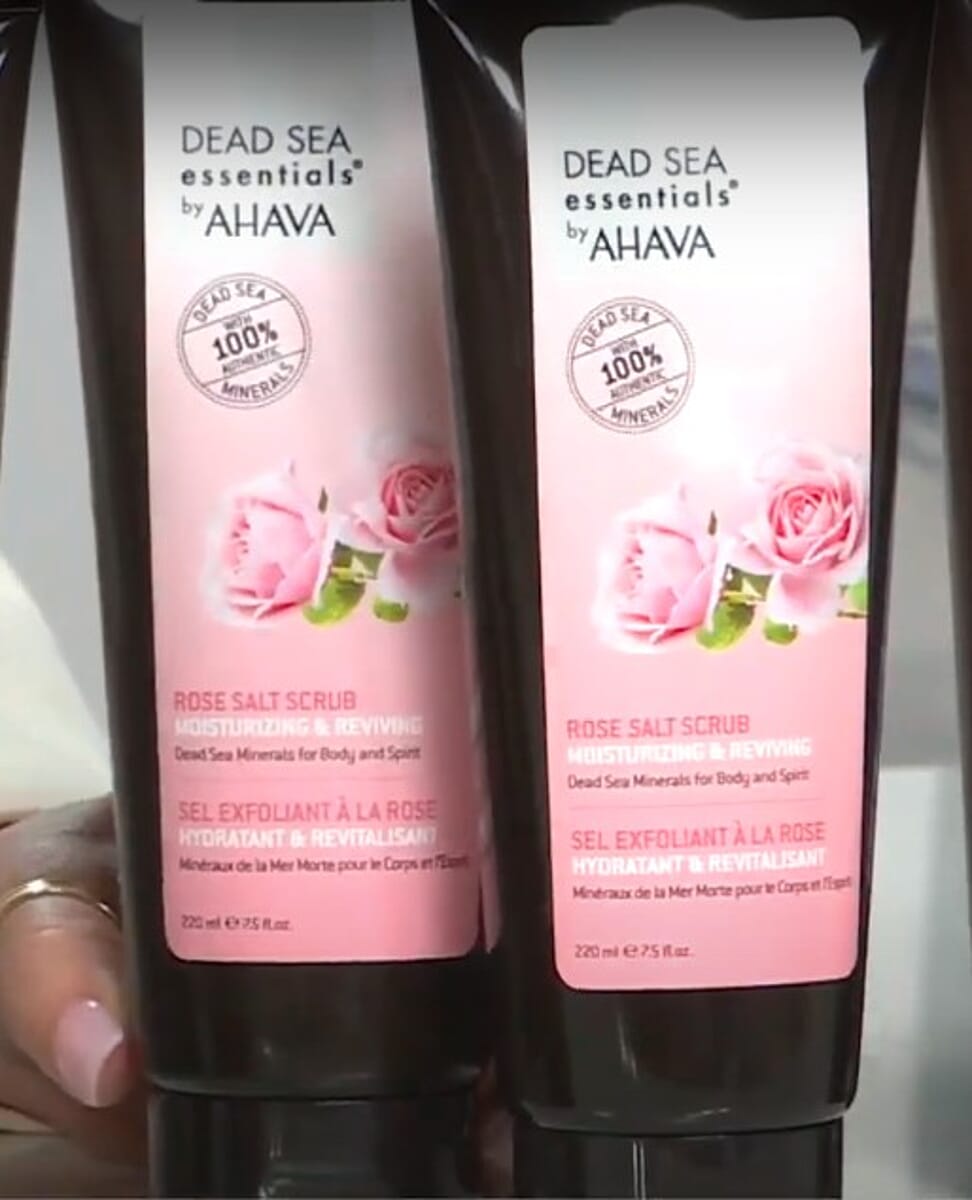 Dead Sea Essentials by AHAVA Set of 2 Salt Scrubs (2x 7.5oz) Rose image number 0