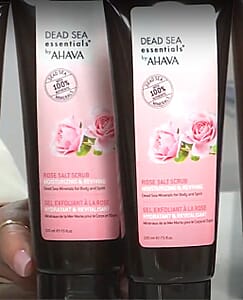 Dead Sea Essentials by AHAVA Set of 2 Salt Scrubs (2x 7.5oz) Rose