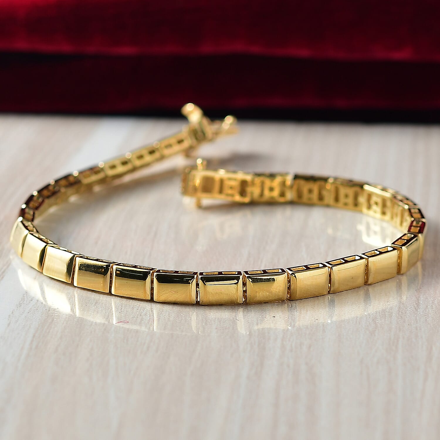 Yellow Gold Over Sterling Silver / 6.5 Inches