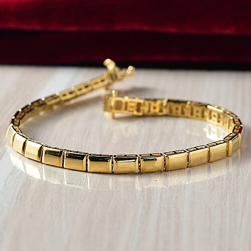 Yellow Gold Over Sterling Silver / 6.5 Inches - Product card gallery slide 2 (10178155774265)