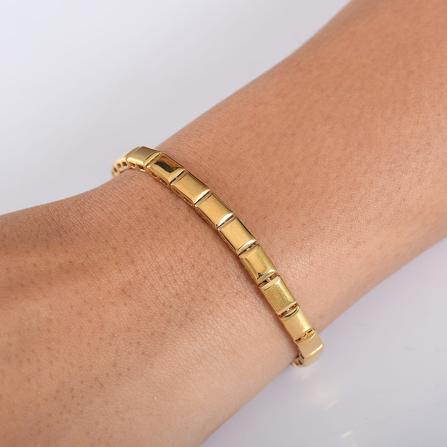 Yellow Gold Over Sterling Silver / 6.5 Inches