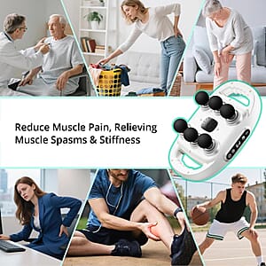 Livmore 6pcs Head Fascia Gun - White