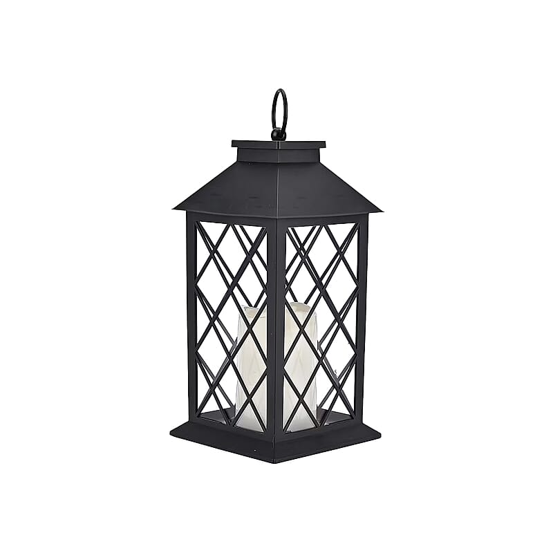 Livmore Black Compact LED Lantern (3x1.5V AAA Batteries Not included)