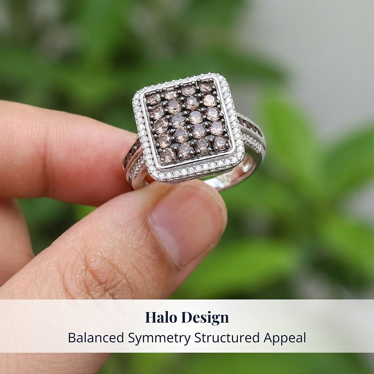 D’Joy Madagascar Color Change Garnet and White Zircon 2.50 ctw Ring in Rhodium Over Sterling Silver (Size 10.0)