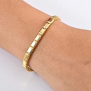 EverTrue Bronzella Collection Bar link Bracelet in 18K YG Plated Bronze (6.50 In)