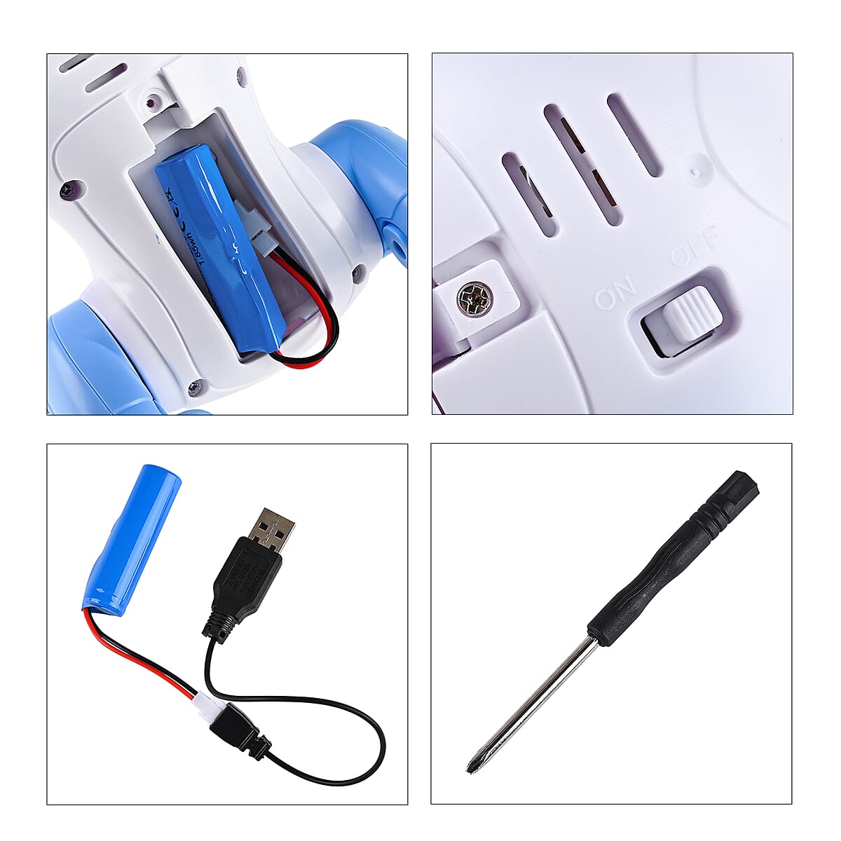 Doorbuster Blue Bionic Smart Robotic Dog Toy with Remote Control image number 8