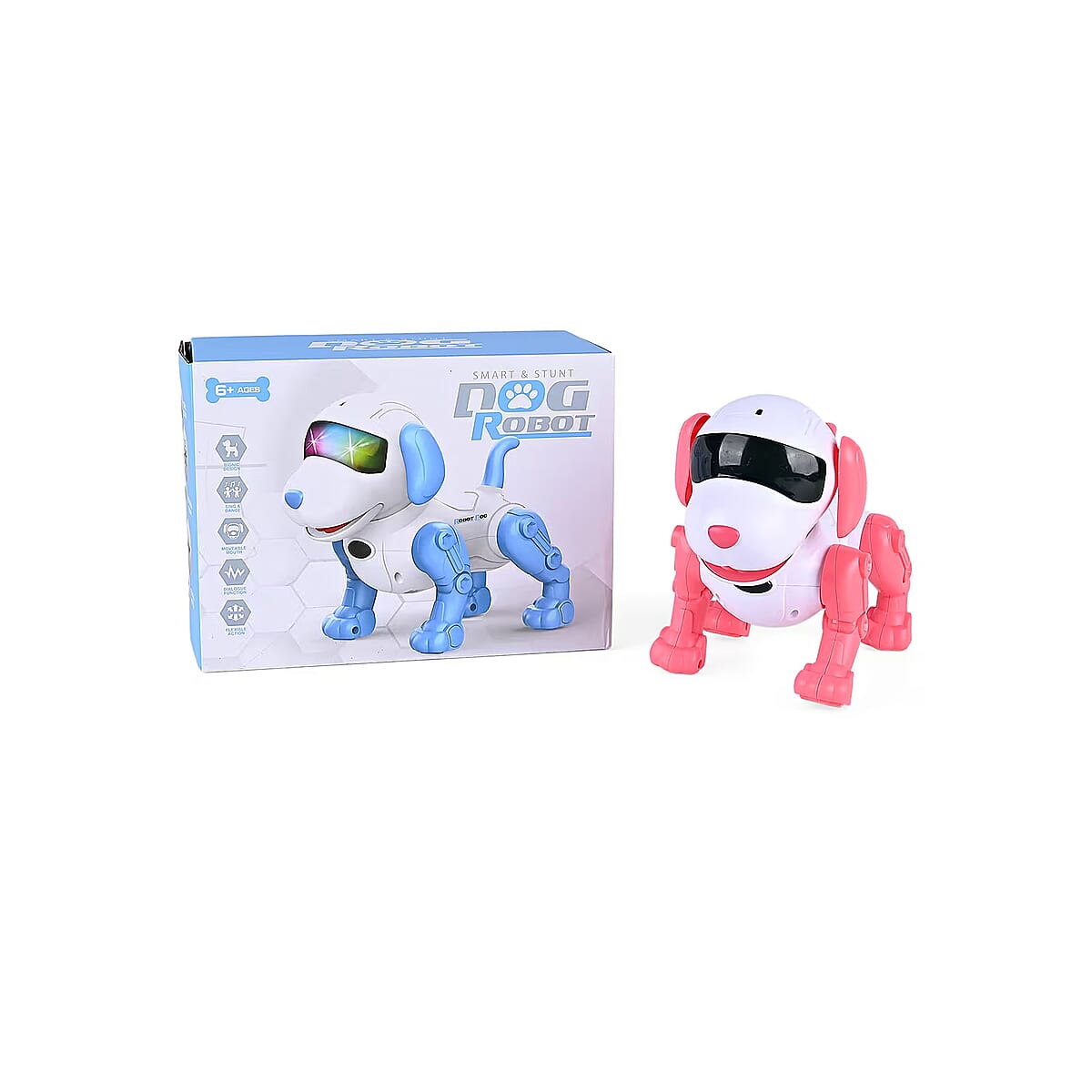 Doorbuster Pink Bionic Smart Robotic Dog Toy with Remote Control image number 0