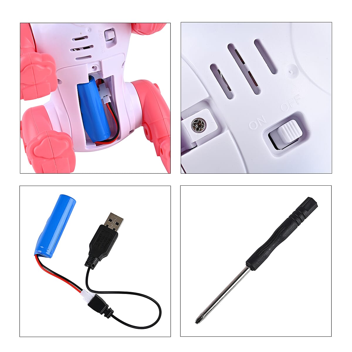 Doorbuster Pink Bionic Smart Robotic Dog Toy with Remote Control image number 8