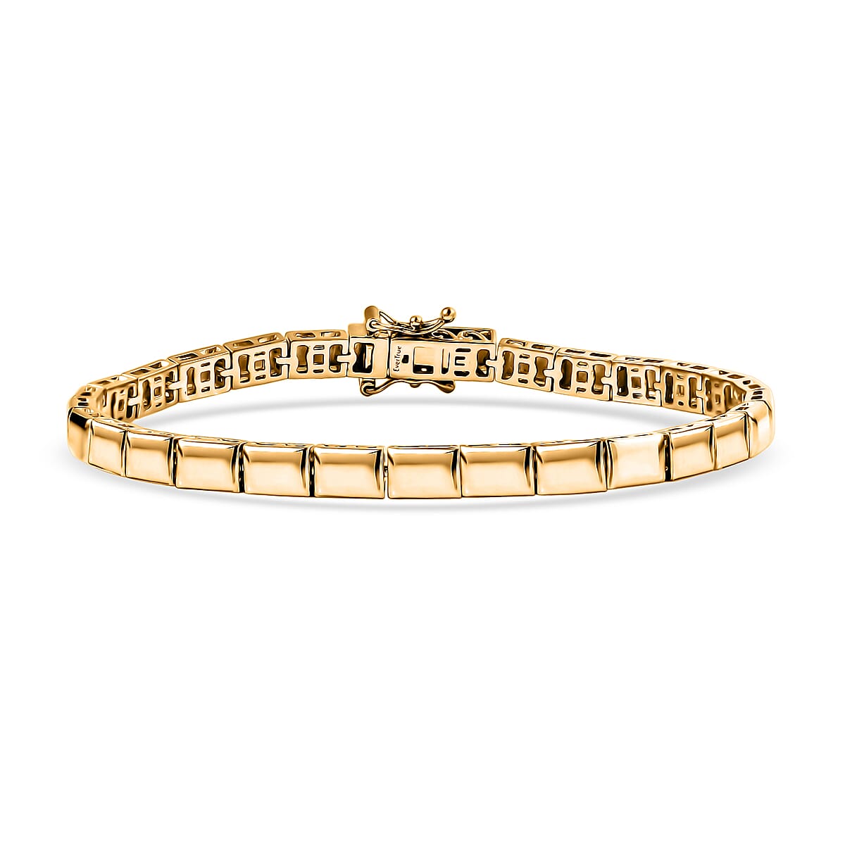 EverTrue Bronzella Collection Bar link Bracelet in 18K YG Plated Bronze (7.25 In) image number 0