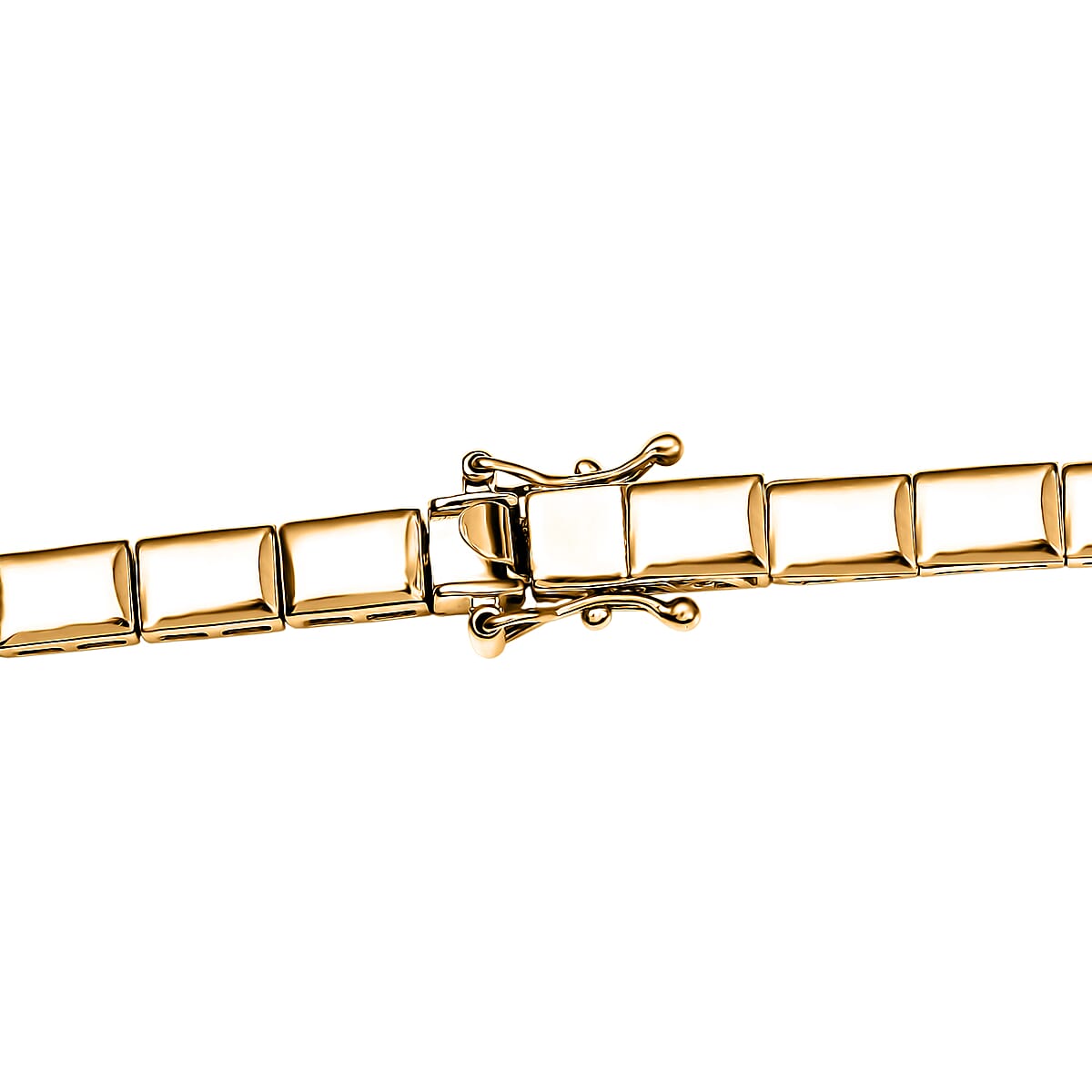 EverTrue Bronzella Collection Bar Link Chain Necklace in 18K YG Plated Bronze 18 Inches image number 4