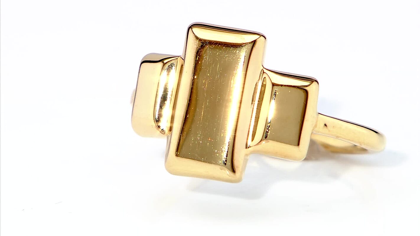 EverTrue Ring in 18K YG Plated Bronze (Size 10.0)