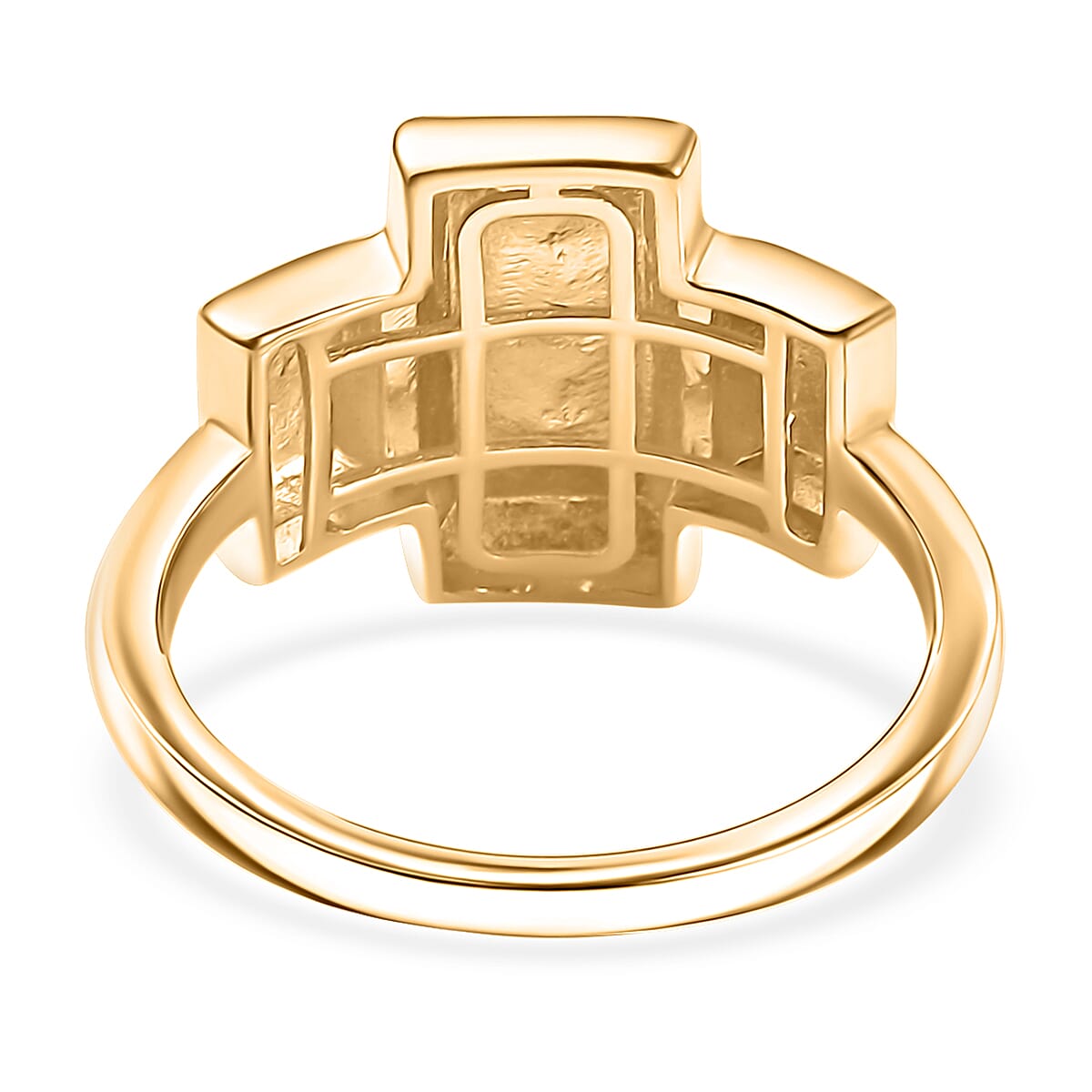 EverTrue Bronzella Collection Bar Ring in 18K YG Plated Bronze (Size 6.0) image number 4