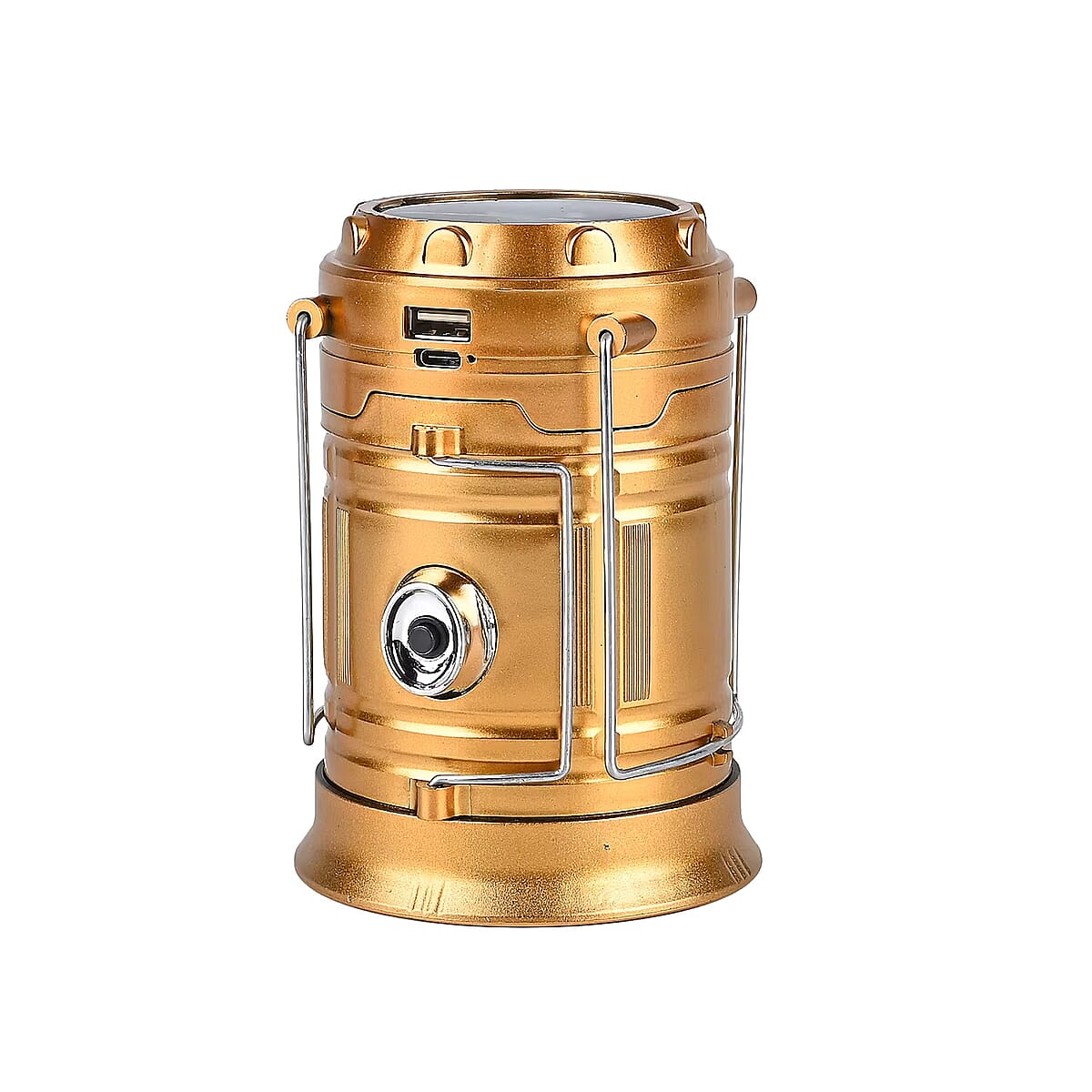 Livmore Solar Light USB Charging 1200 mAh Battery - Gold image number 0