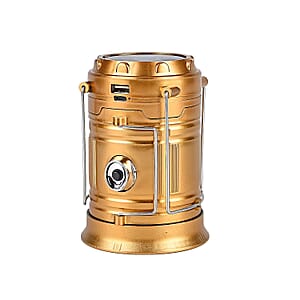 Livmore Solar Light USB Charging 1200 mAh Battery - Gold