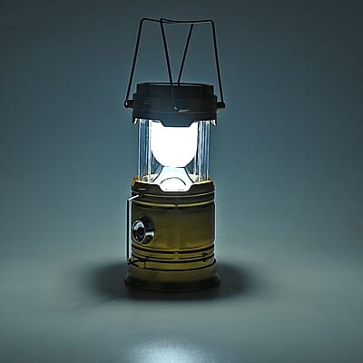 Livmore Solar Light USB Charging 1200 mAh Battery - Gold