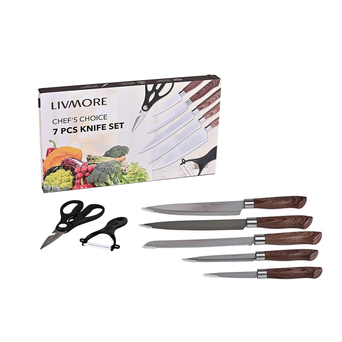 7-Piece Kitchen Knife Set image number 0