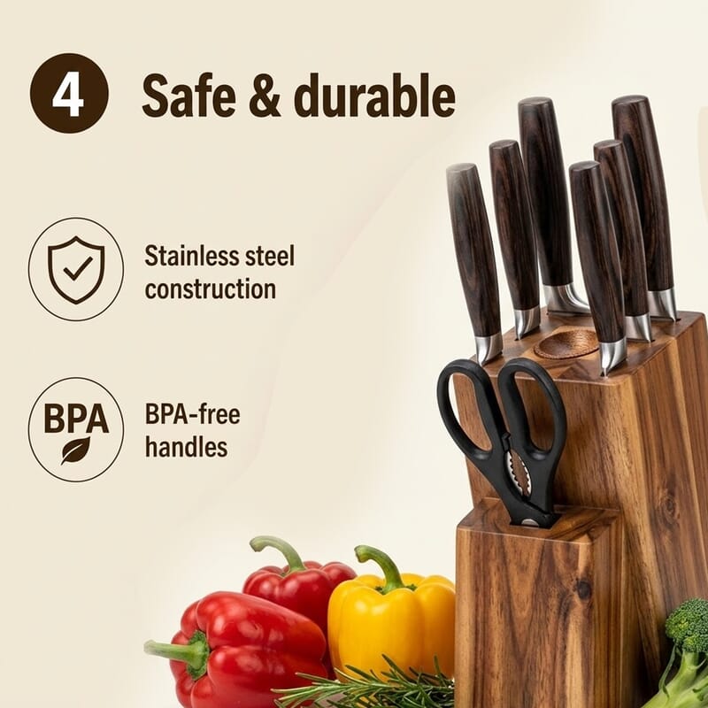 7-Piece Kitchen Knife Set