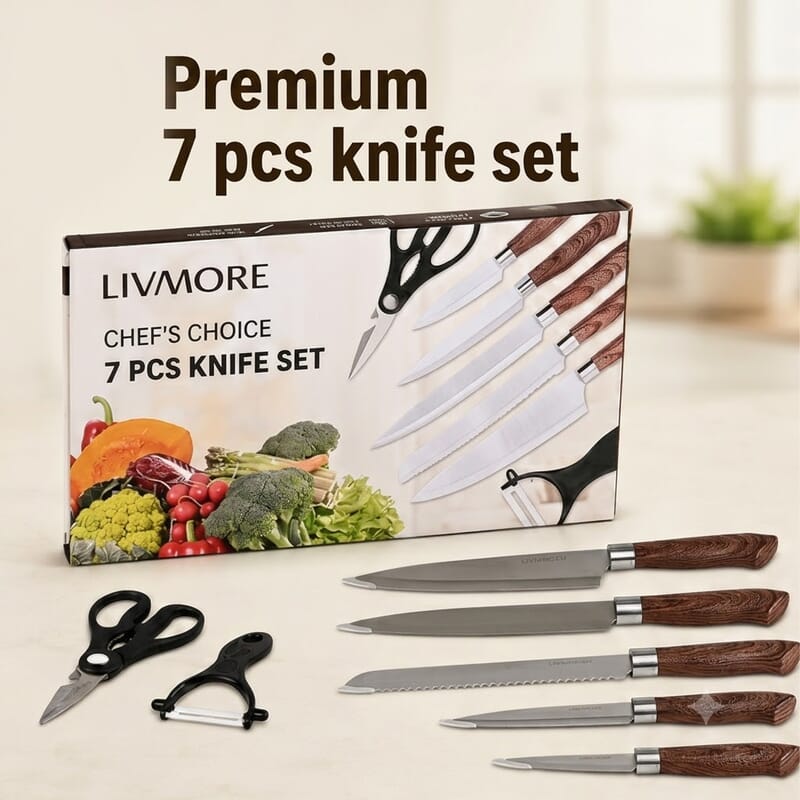 7-Piece Kitchen Knife Set