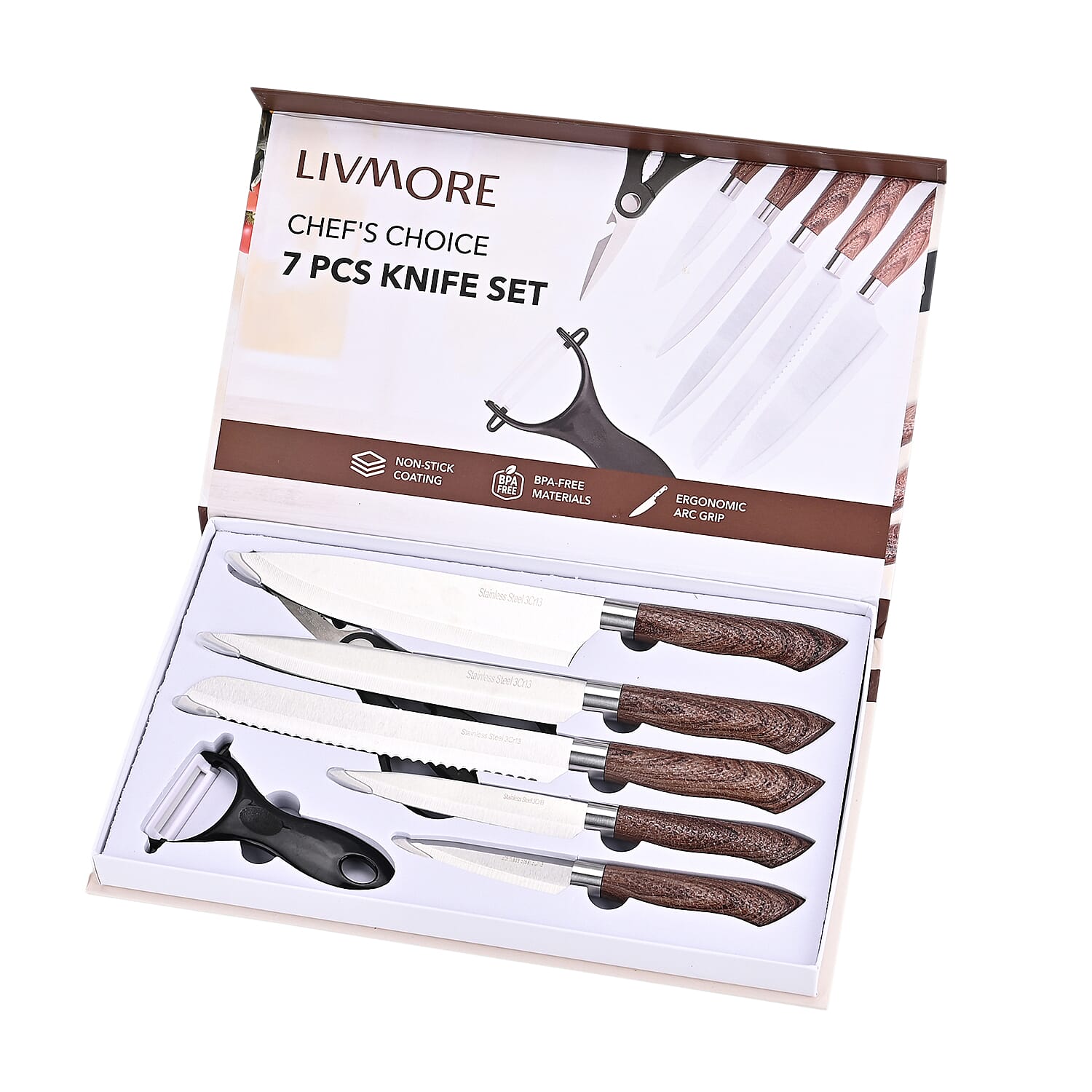 7-Piece Kitchen Knife Set