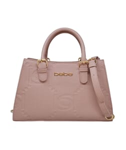 Closeout Bebe Blush Faux Leather Trapezoid Shoulder Bag