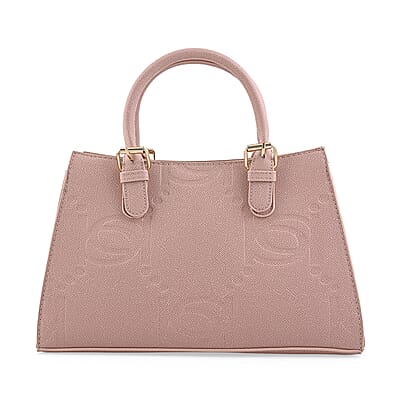 Closeout Bebe Blush Faux Leather Trapezoid Shoulder Bag