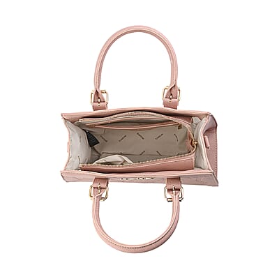 Closeout Bebe Blush Faux Leather Trapezoid Shoulder Bag