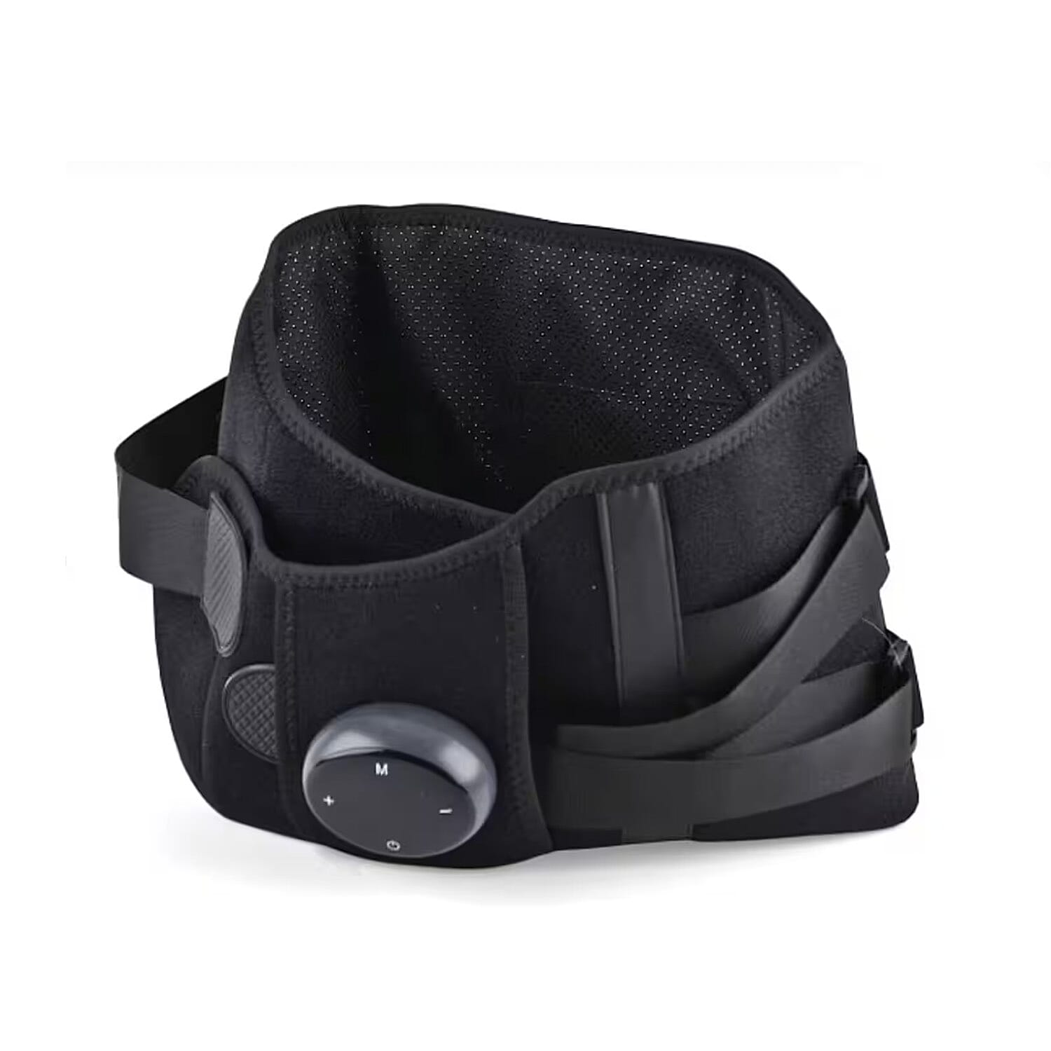Livmore Rechargeable Waist Massager with Heat and Vibration Therapy-Black