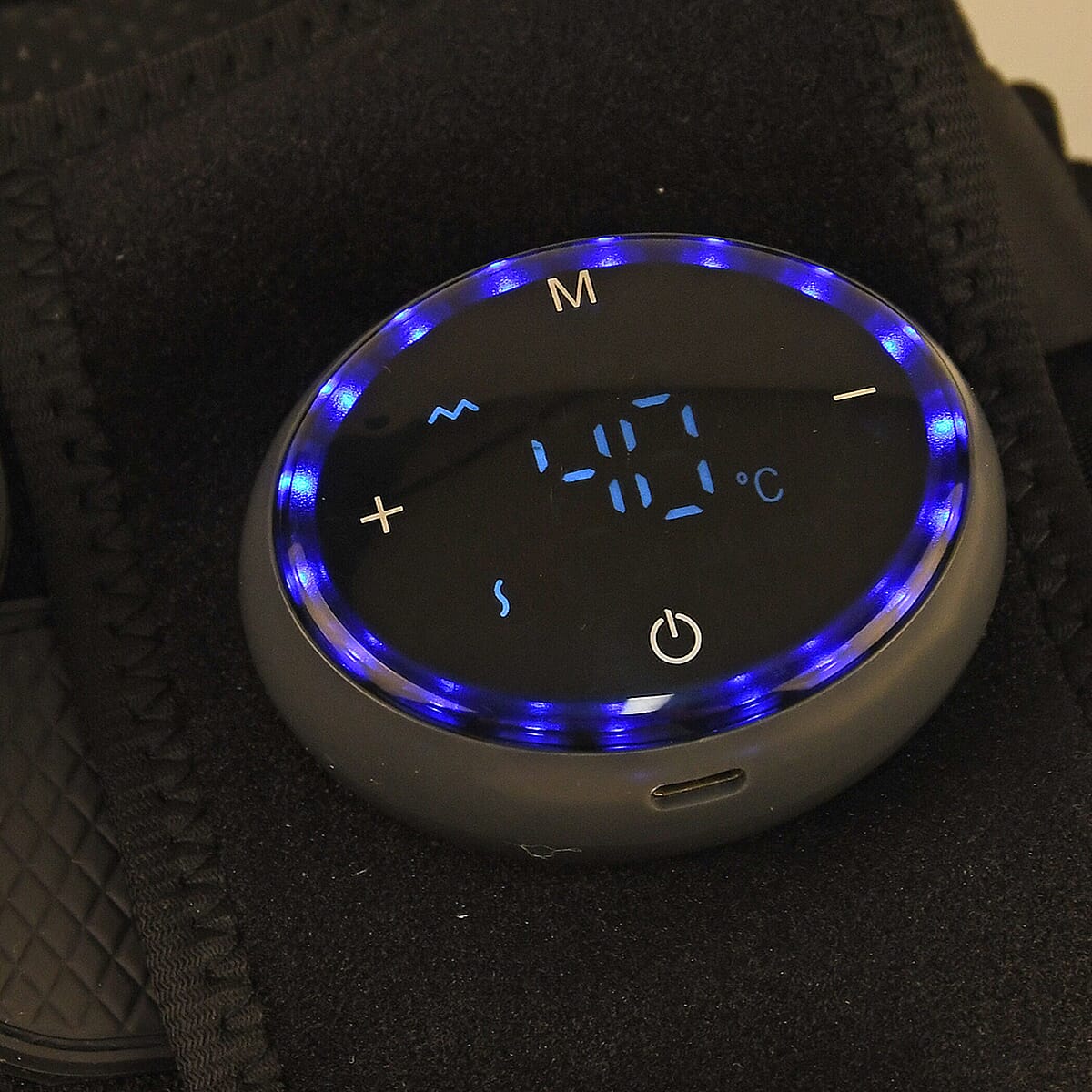 Livmore Rechargeable Waist Massager with Heat and Vibration Therapy-Black image number 7