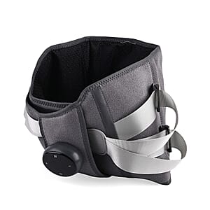 Livmore Rechargeable Waist Massager with Heat and Vibration Therapy-Gray