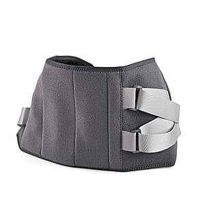 Livmore Rechargeable Waist Massager with Heat and Vibration Therapy-Gray