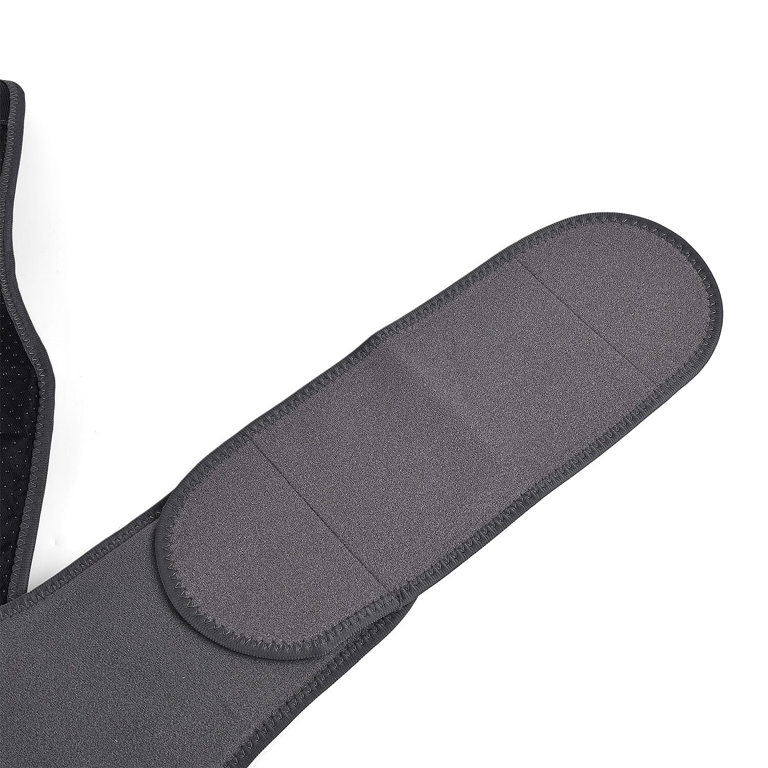 Livmore Rechargeable Waist Massager with Heat and Vibration Therapy-Gray
