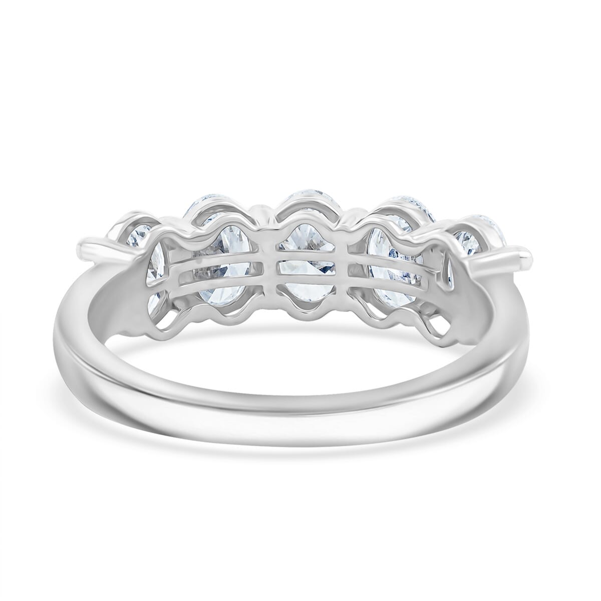 Luxuriant Lab Grown Diamond G VS 2.50 ctw Ring in 14K White Gold (Size 11.0) 4.10 Grams image number 4