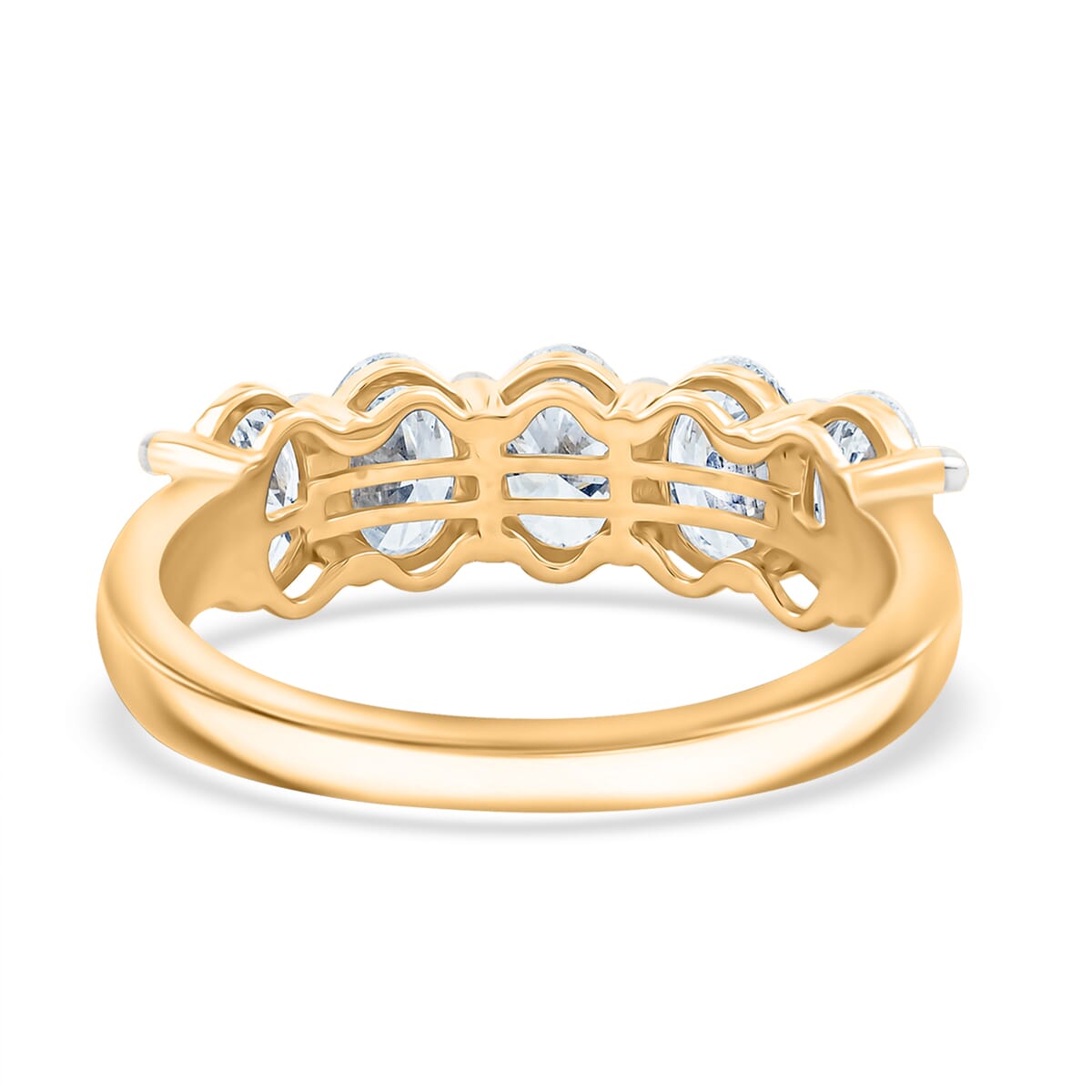 Luxuriant Lab Grown Diamond G VS 2.50 ctw Ring in 14K Yellow Gold (Size 9.0) 4.10 Grams image number 4