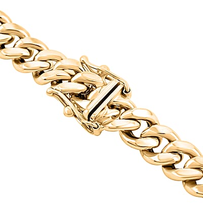 6.7mm Miami Cuban Chain Necklace in 10K Yellow Gold 20.4 Grams 19.40 Inches