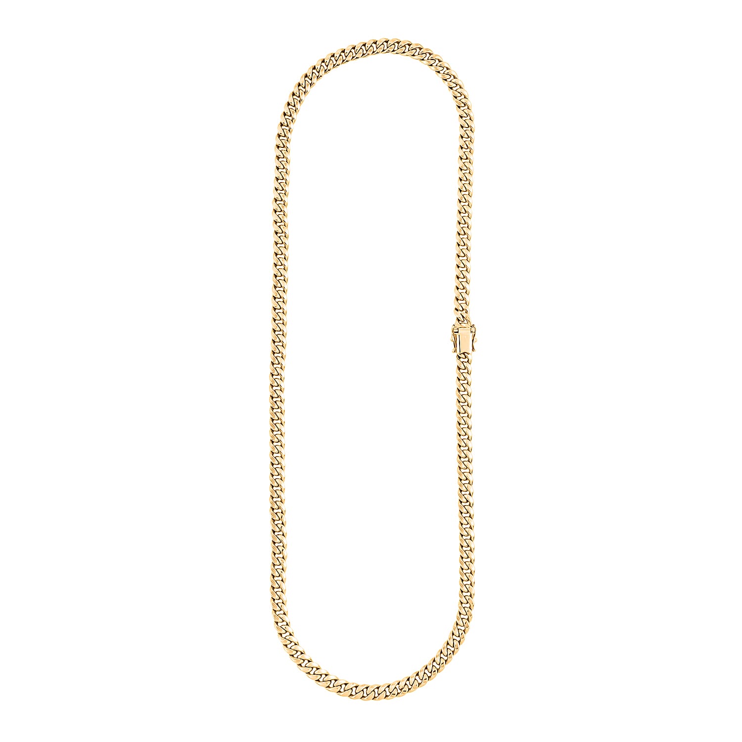 6.7mm Miami Cuban Chain Necklace in 10K Yellow Gold 20.4 Grams 19.40 Inches