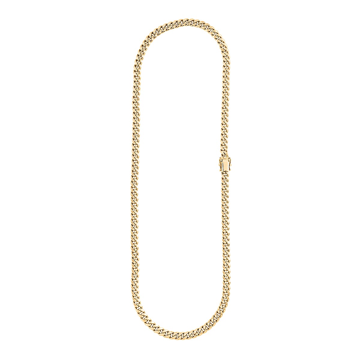 6.7mm Miami Cuban Chain Necklace in 10K Yellow Gold 20.4 Grams 24 Inches image number 4